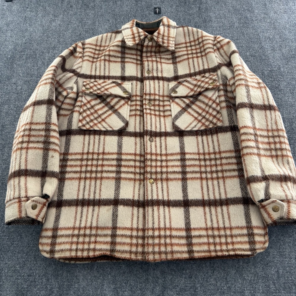 Vintage 60s Puritan Heavyweight Sherpa Lined Flannel Jacket